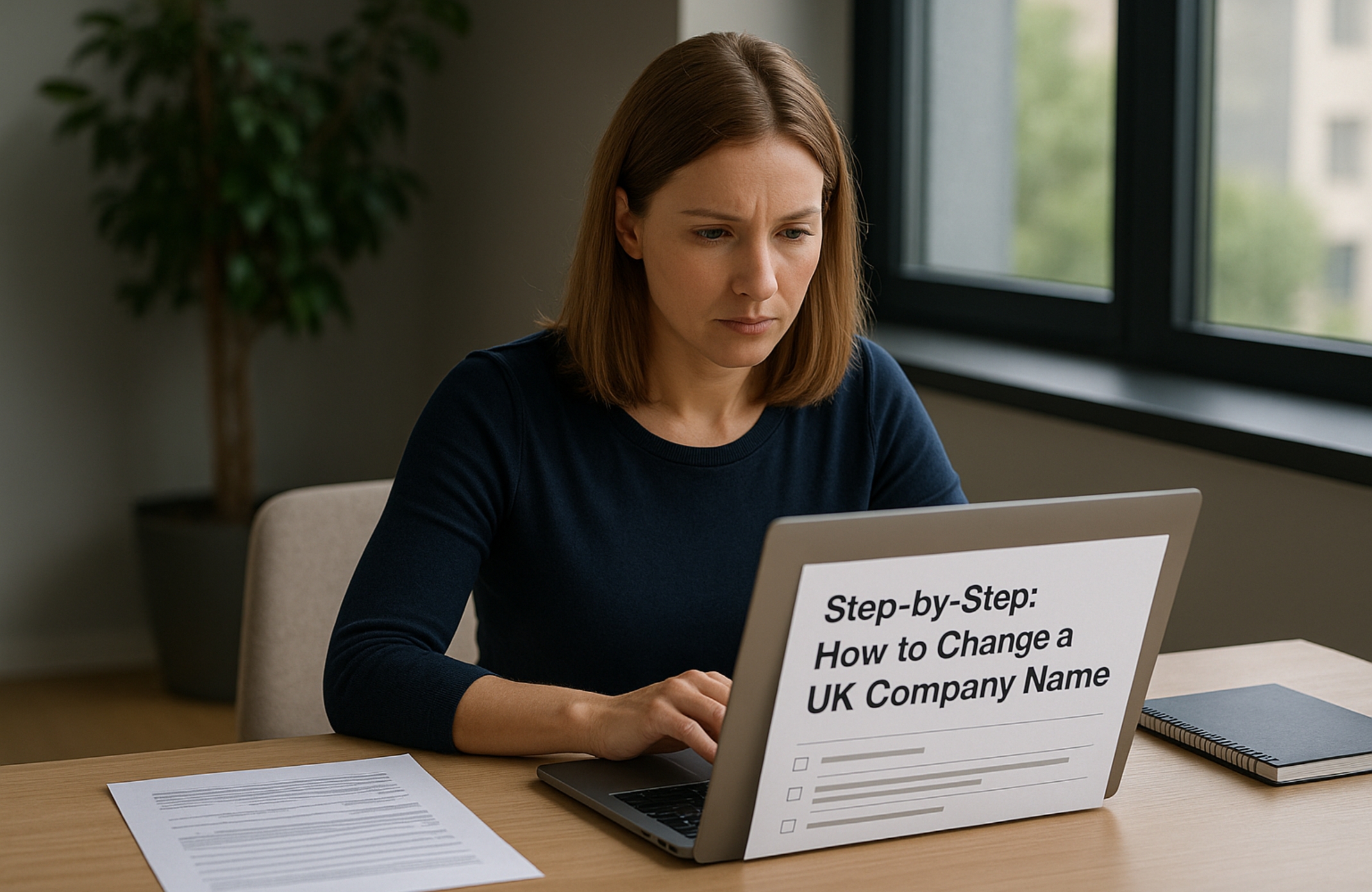 How to change the company name - step by step guide