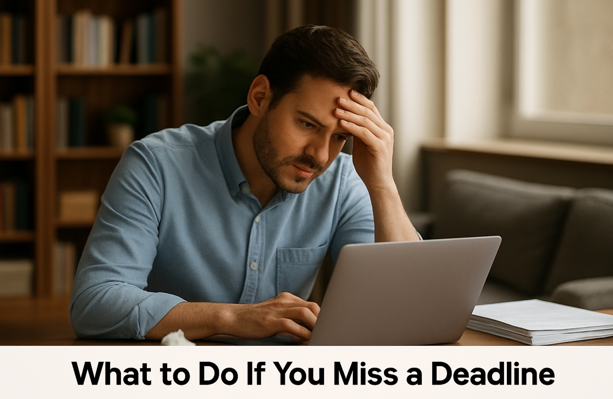 What to Do If You Miss a Deadline