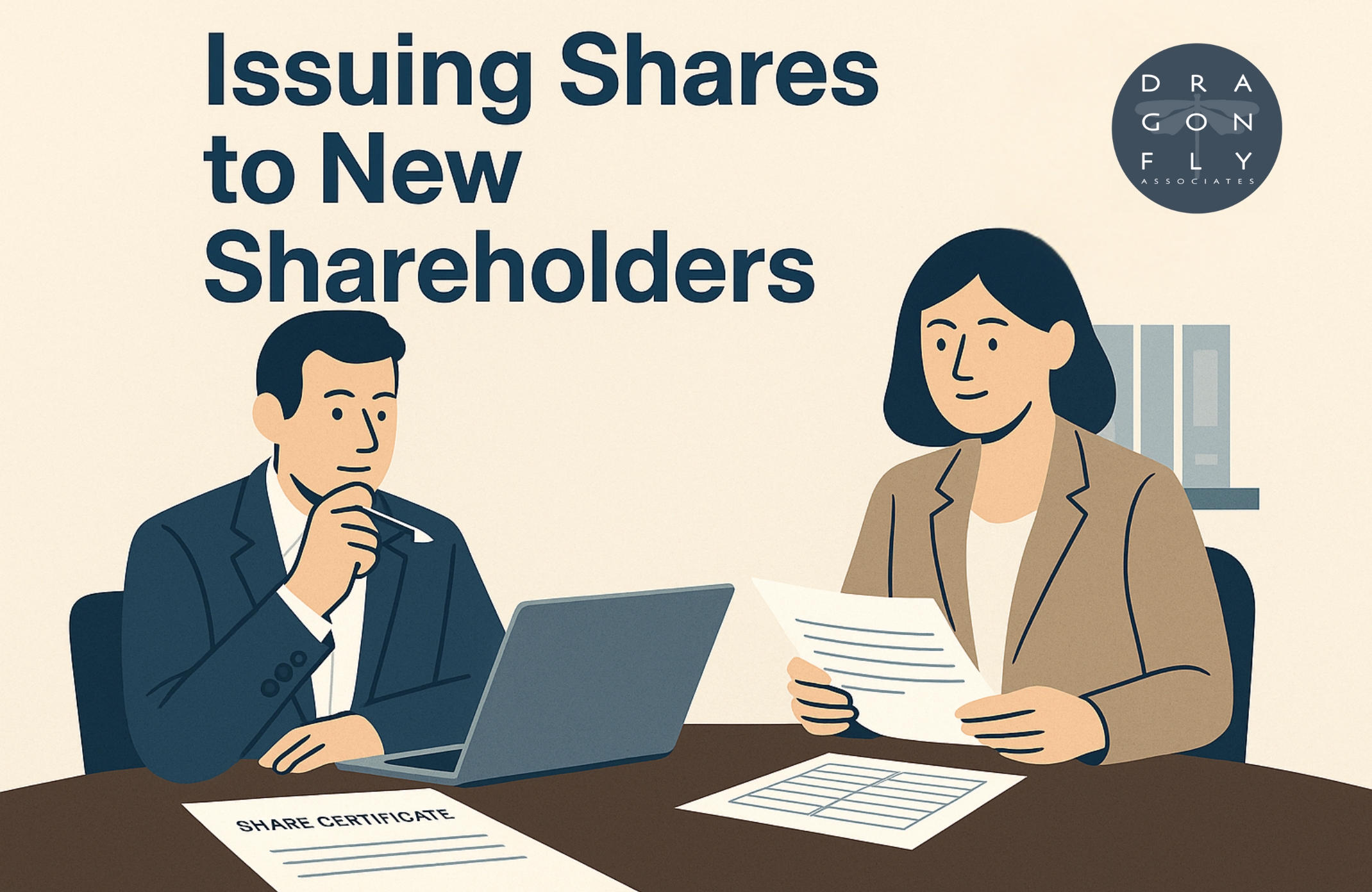 Issuing Shares to New Shareholders: Legal and Strategic Guide – Dragonfly Associates
