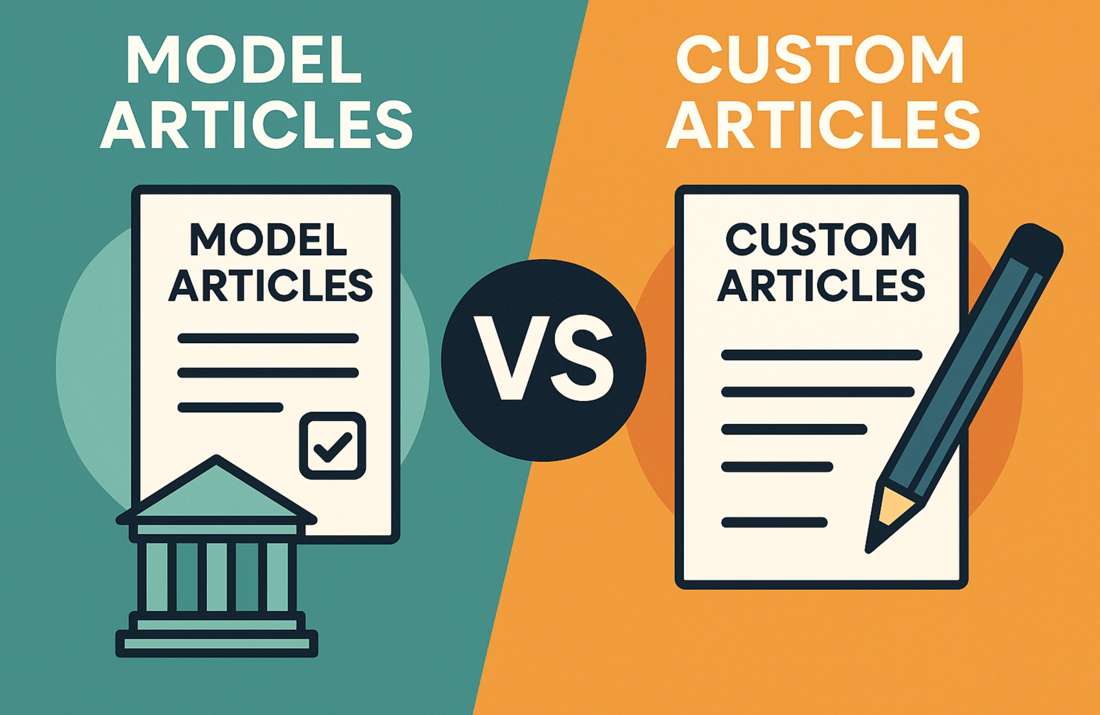 Model Articles vs Custom Articles